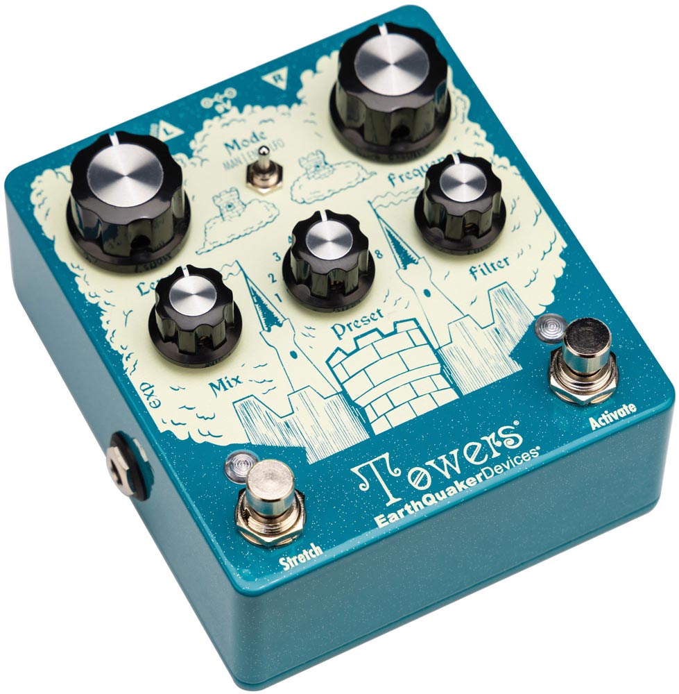EarthQuaker Devices Towers Stereo Reverberant Filter