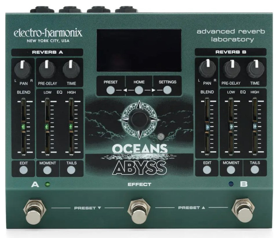 Electro-Harmonix Oceans Abyss Advanced Reverb Laboratory