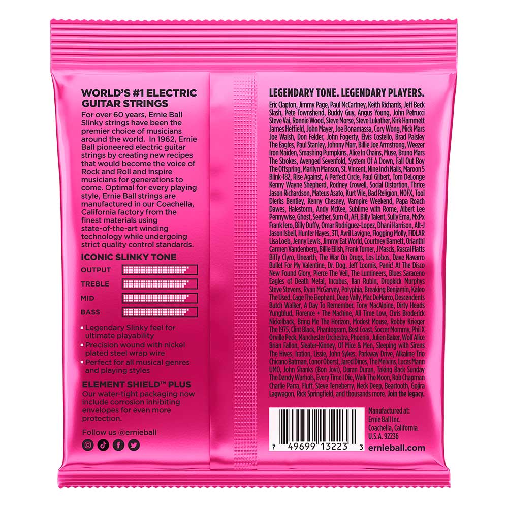 Ernie Ball Super Slinky Nickel Wound Electric Guitar Strings 9-42 - 3 pack