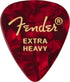 Fender 351 Shape Premium Picks Red Moto Extra Heavy 12ct