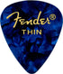 Fender 351 Shape Premium Picks Blue Moto Thin 12ct