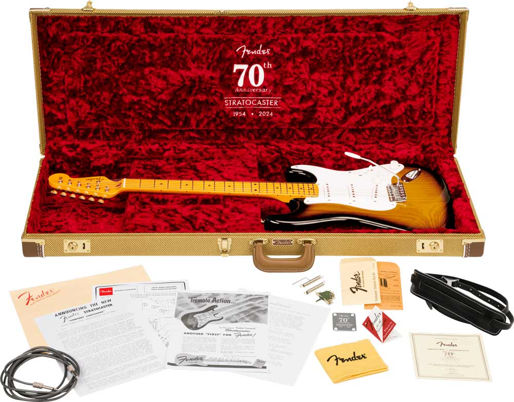 Fender 70th Anniversary American Vintage II 1954 Stratocaster - 2-Color Sunburst