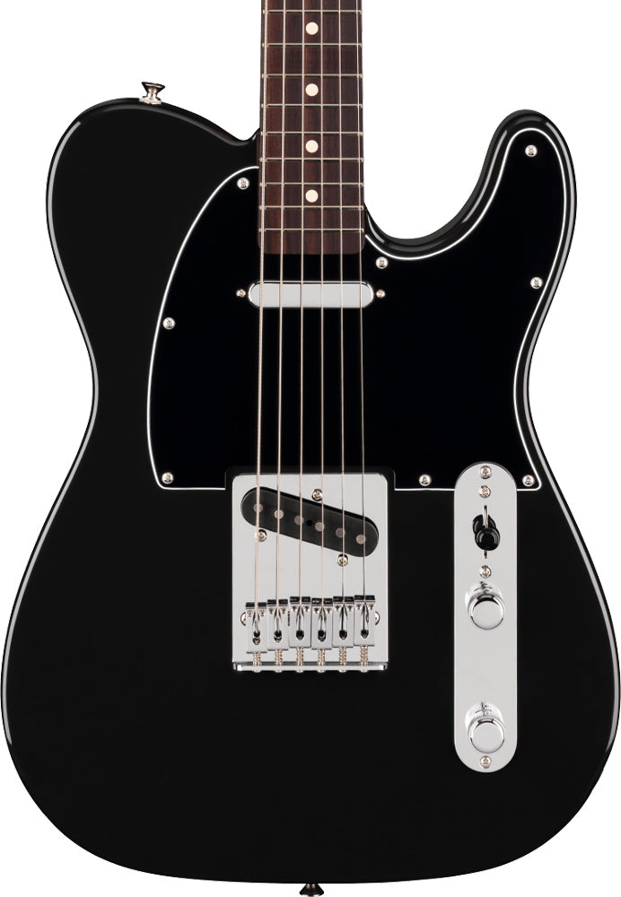 Fender 75th Anniversary Player II Baritone Telecaster Electric Guitar - Black