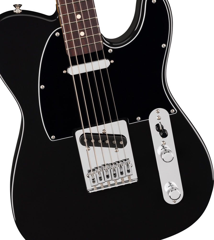 Fender 75th Anniversary Player II Baritone Telecaster Electric Guitar - Black