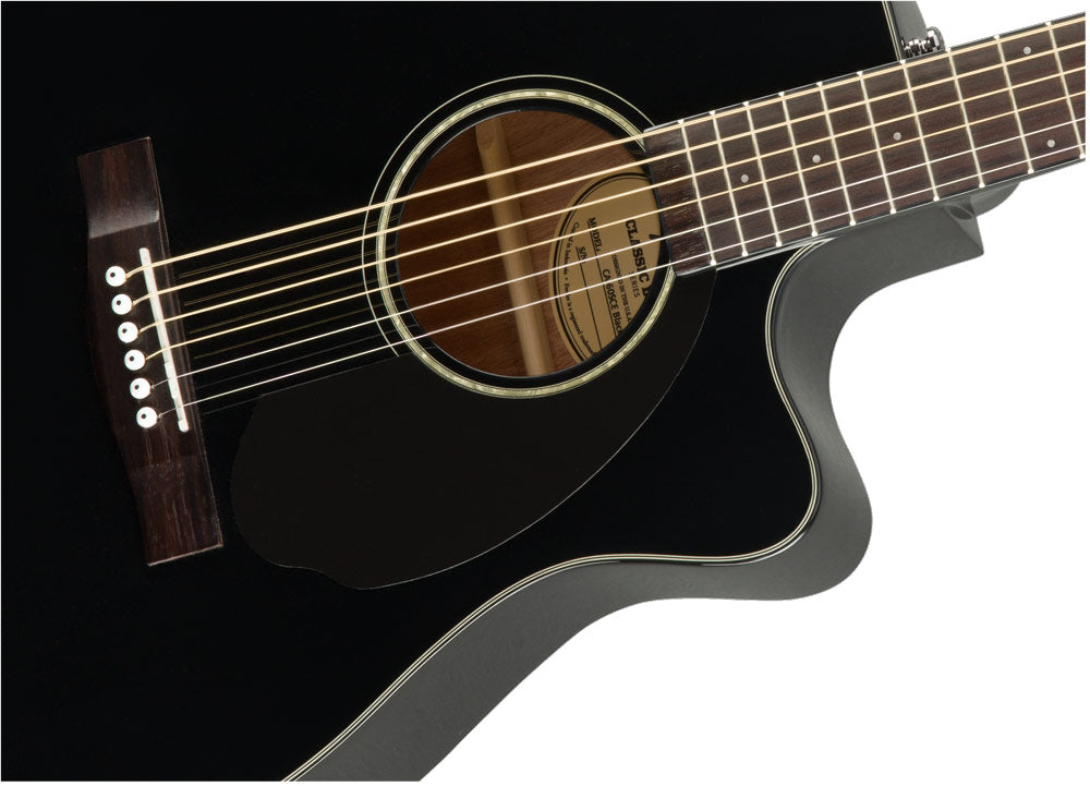 Fender CC-60SCE Concert Acoustic/Electric Guitar -  Black