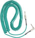 Fender Contour Series Coil Cable, Straight-Angle, 30', Sherwood Green