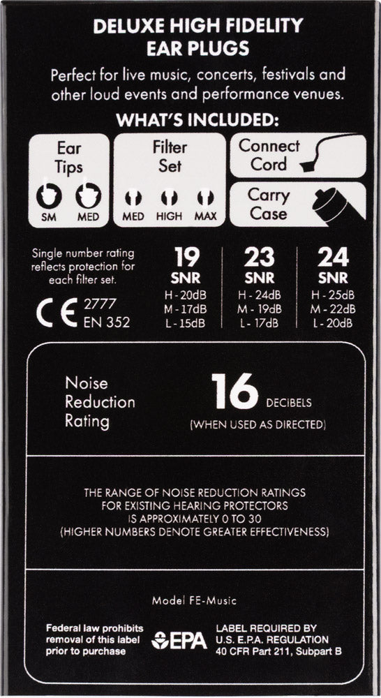 Fender Deluxe Hi-Fi Ear Plugs