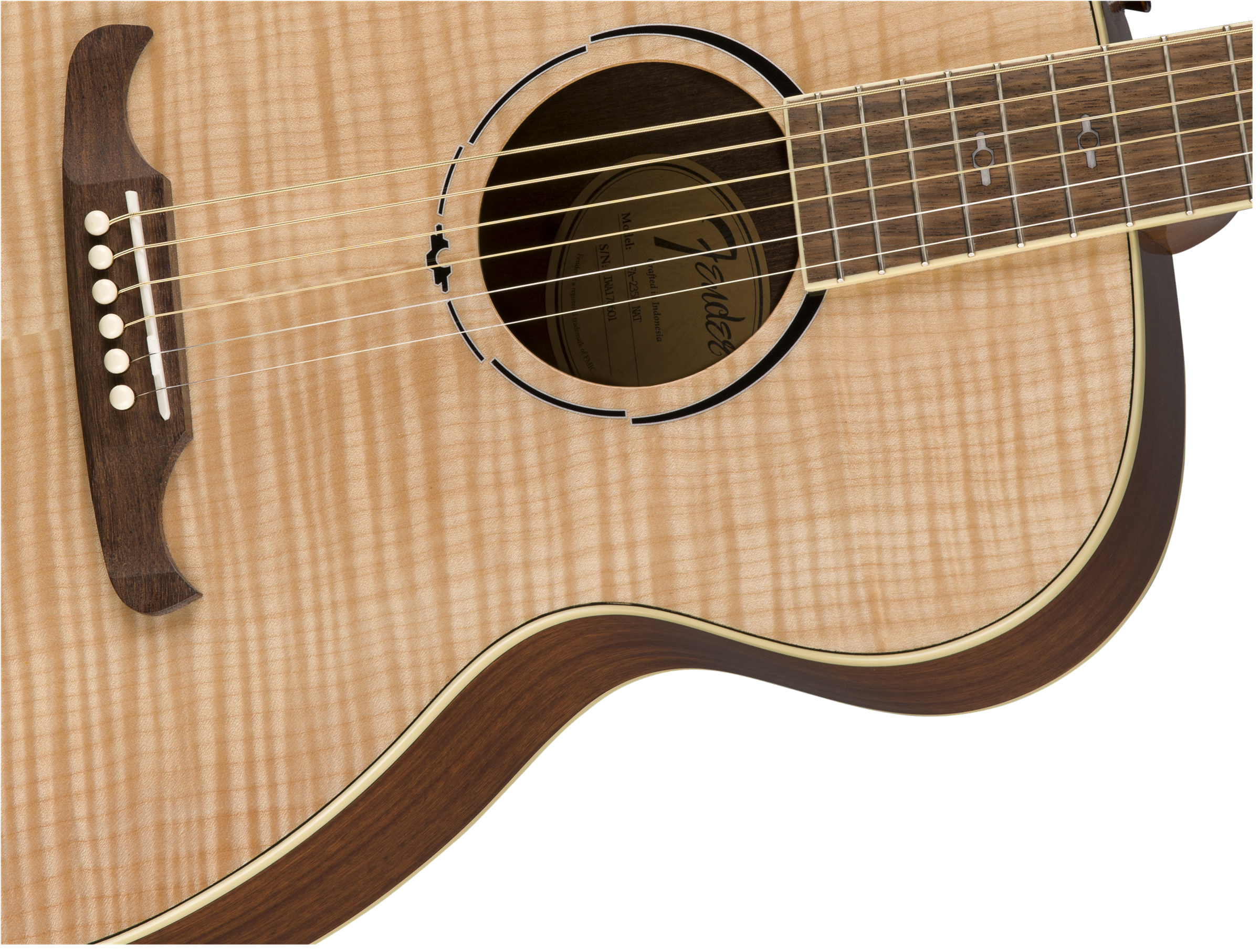 Fender FA-235E Concert Guitar - Natural