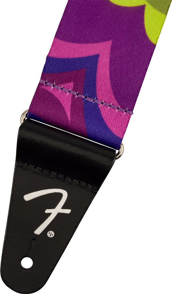 Fender J Mascis Strap - Magenta Flower - 2"