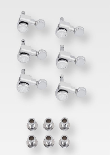 Fender Chrome Vintage Button Locking Tuners for Strat and Tele