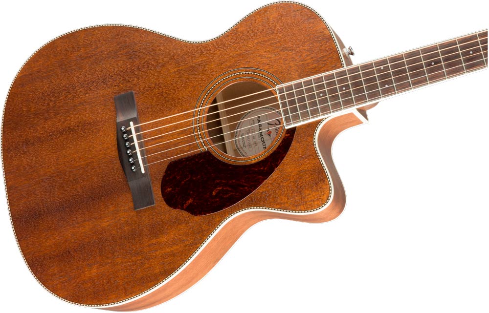 Fender PM-3C Triple-0 All-Mahogany Acoustic Guitar