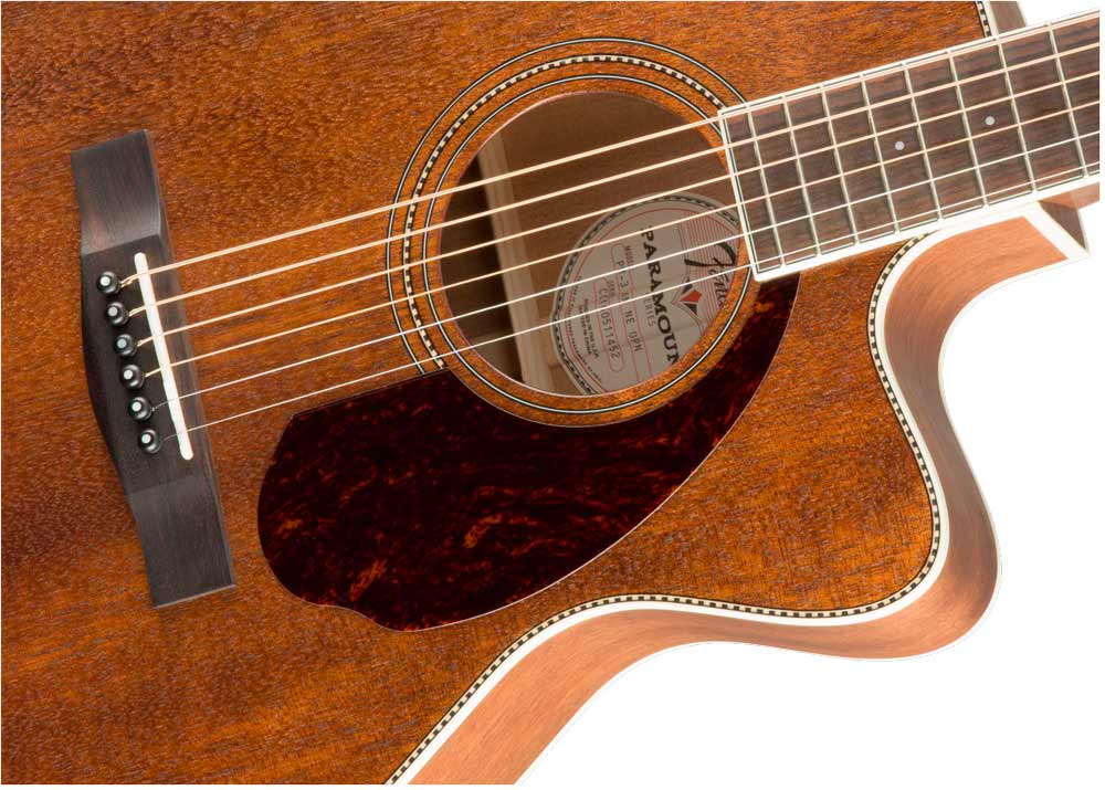 Fender PM-3C Triple-0 All-Mahogany Acoustic Guitar