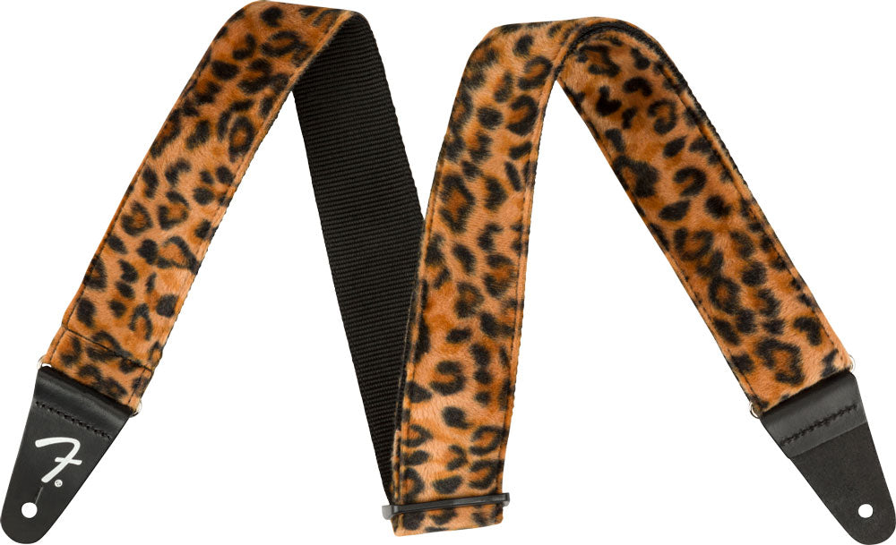 Fender Wild Animal Print Guitar Strap - Leopard 2"