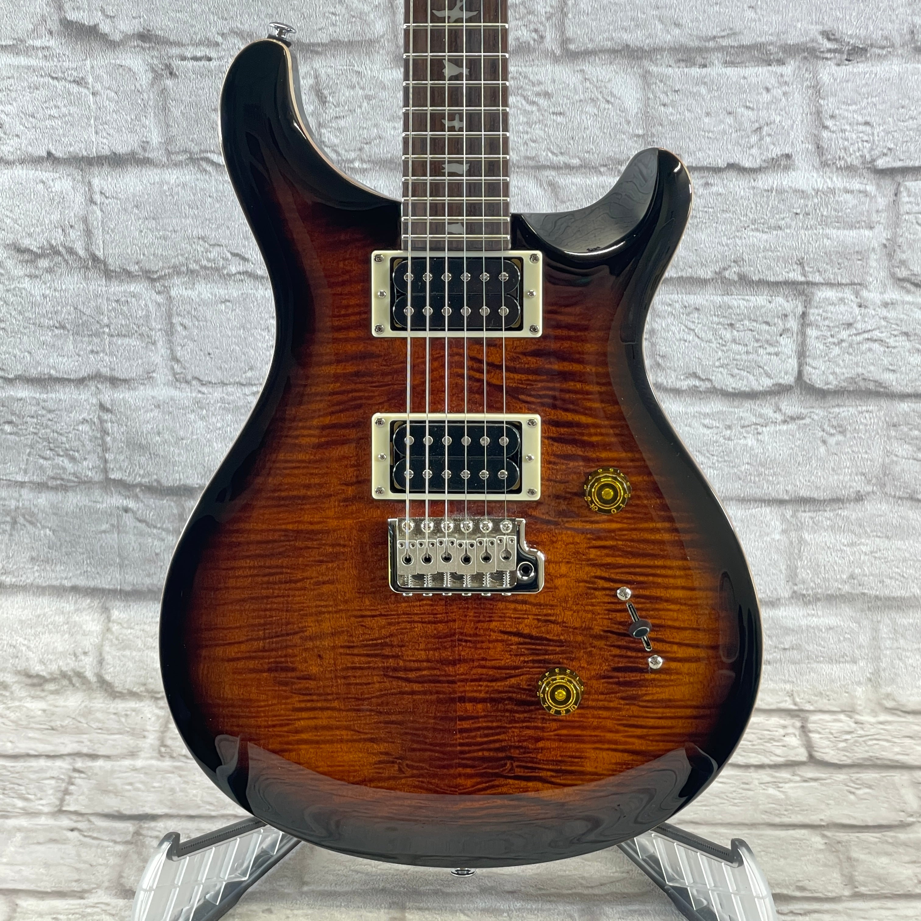 PRS Guitars SE Custom 24 Electric Guitar - Black Gold Sunburst