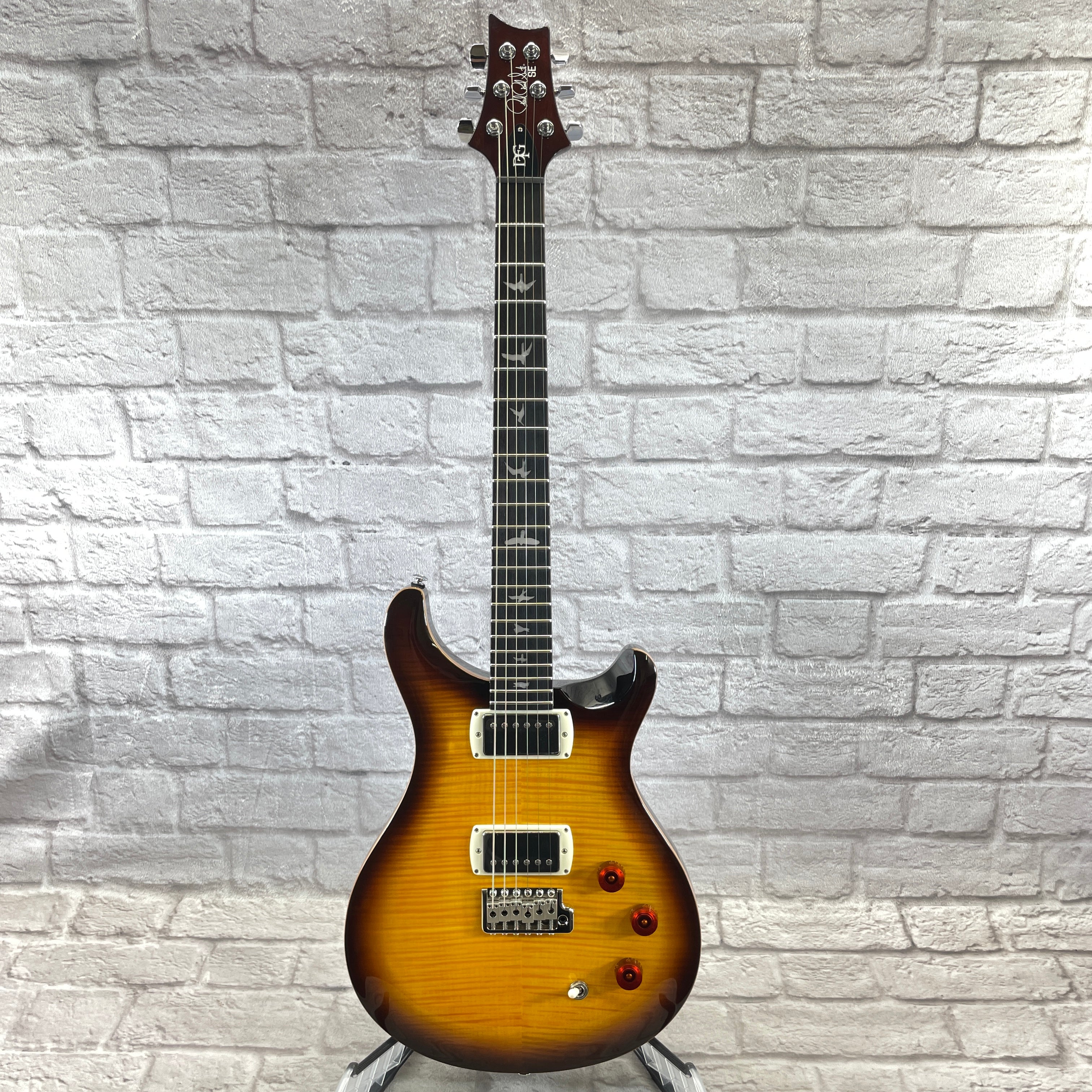 PRS Guitars SE DGT McCarty Tobacco Sunburst - Birds