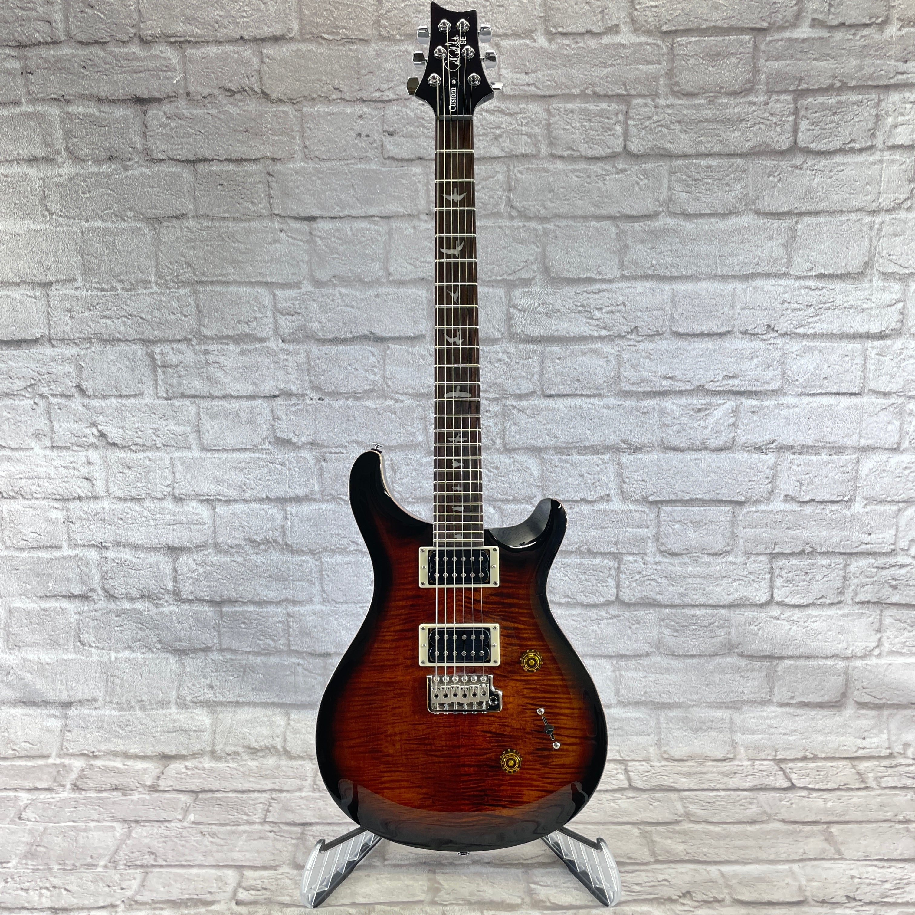 PRS Guitars SE Custom 24 Electric Guitar - Black Gold Sunburst