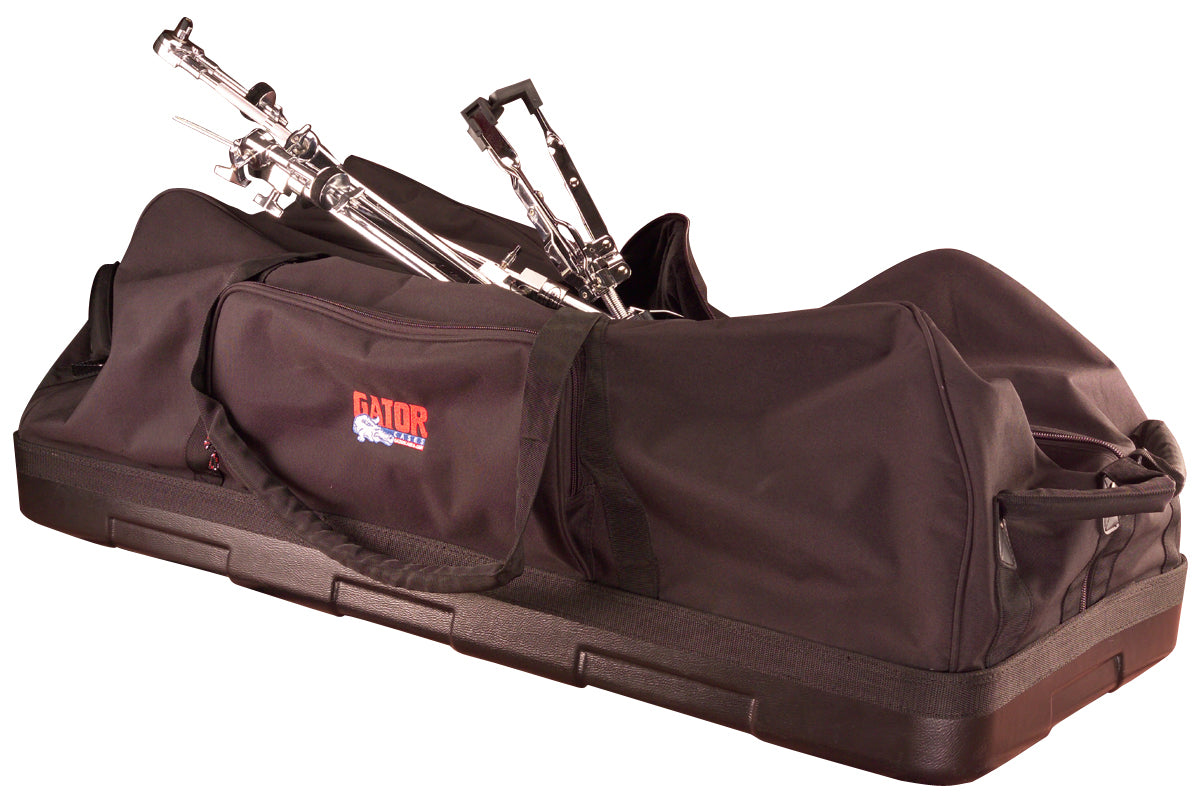 Gator Drum Hardware Bag; 14″ x 36″ w/ wheels; Molded Bottom