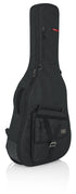 Gator Cases Transit Series Jumbo Acoustic Guitar Gig Bag- Black