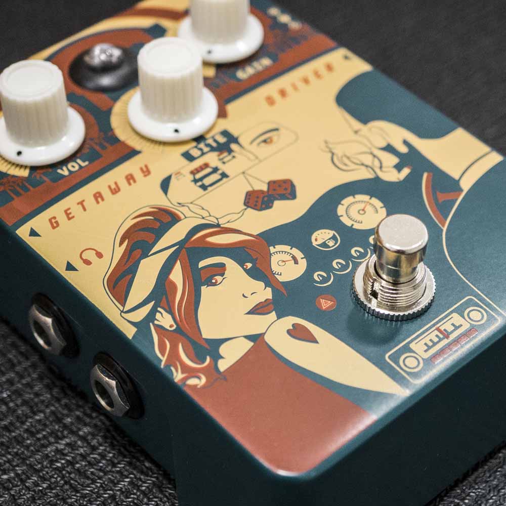 Orange Getaway Driver - Overdrive Pedal