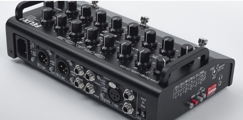 FELiX 2-BK Felix mk2 Dual Instrument Preamplifier - Black