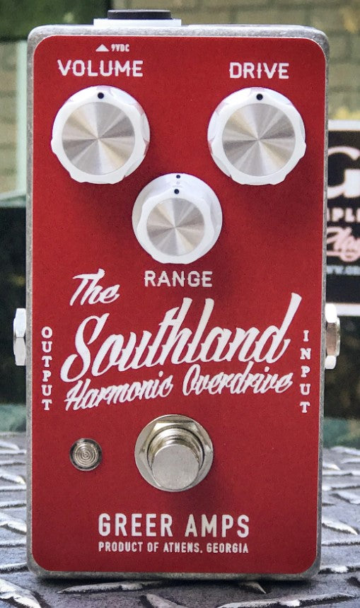 Greer Amps Southland Harmonic Overdrive Pedal - Red