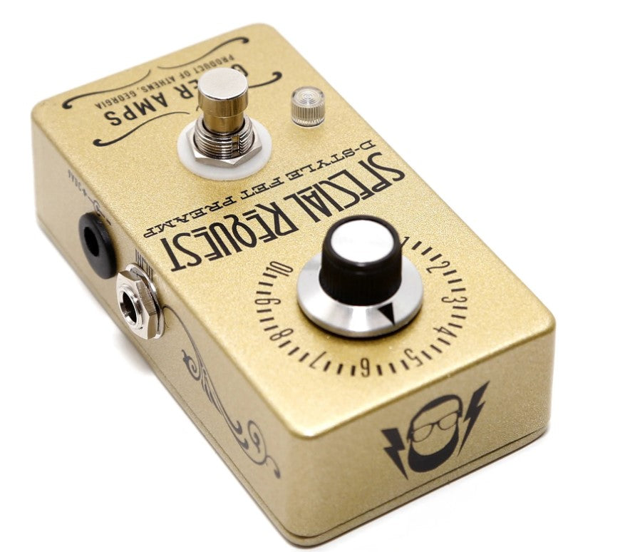 Greer Amps Special Request D-Style FET Preamp Pedal - Gold