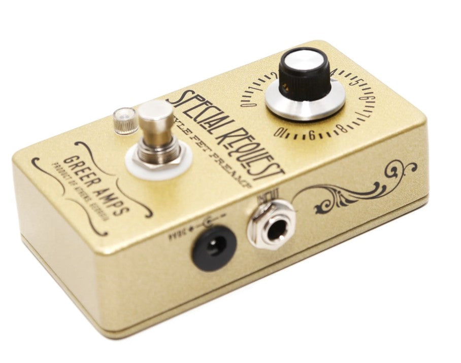 Greer Amps Special Request D-Style FET Preamp Pedal - Gold