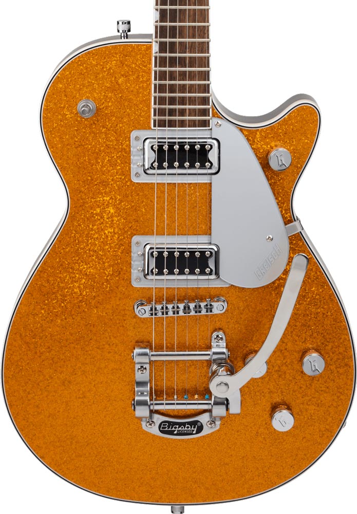 Gretsch G5230T Electromatic Sparkle Jet FT Single-Cut with Bigsby - Gold Sparkle
