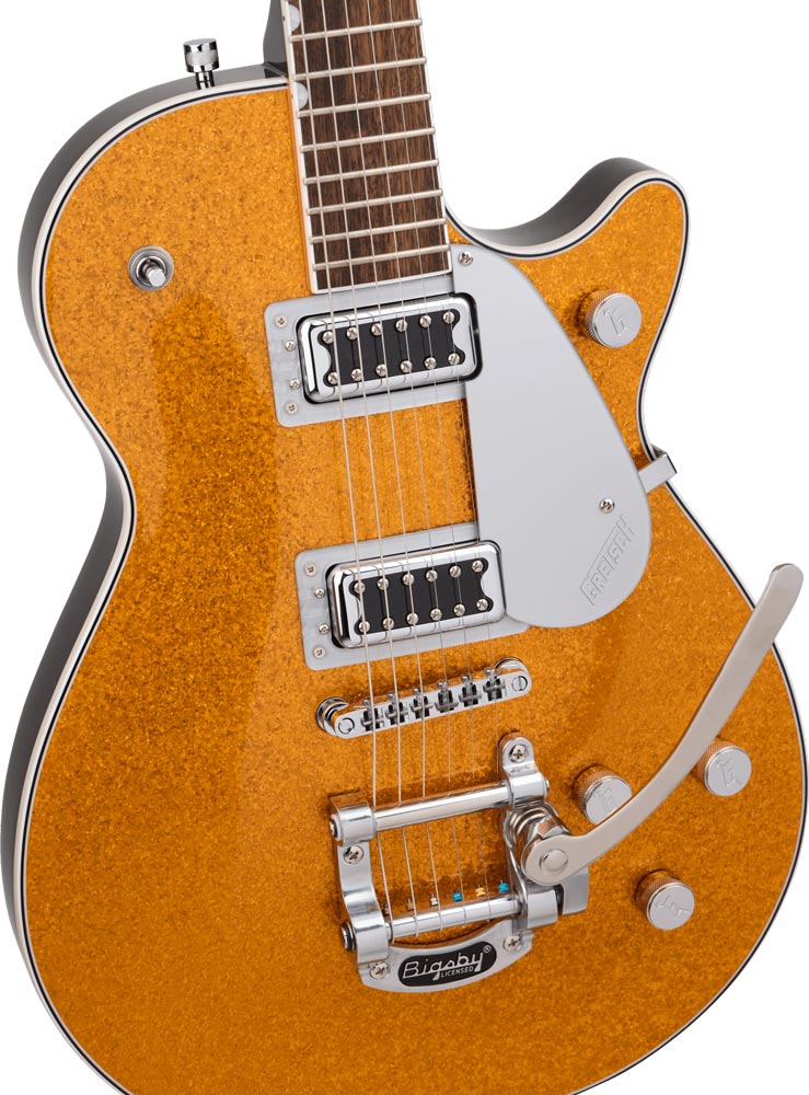 Gretsch G5230T Electromatic Sparkle Jet FT Single-Cut with Bigsby - Gold Sparkle