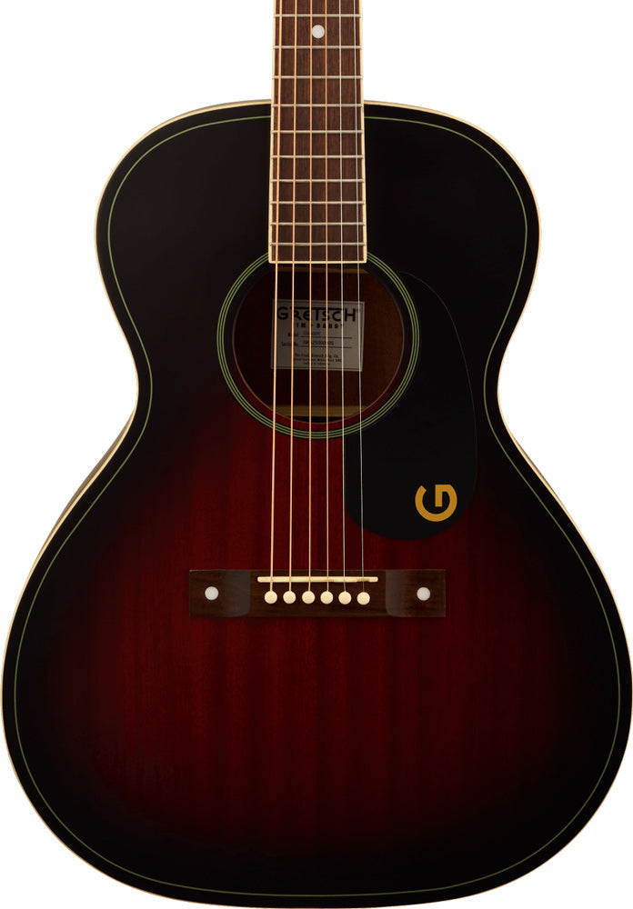 Gretsch Jim Dandy Concert Guitar -  Deep Cherry Burst