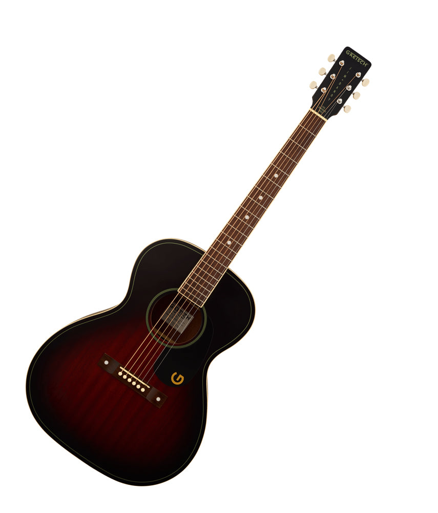 Gretsch Jim Dandy Concert Guitar -  Deep Cherry Burst