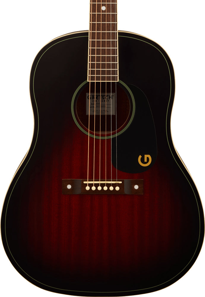 Gretsch Jim Dandy Dreadnought Guitar -  Deep Cherry Burst