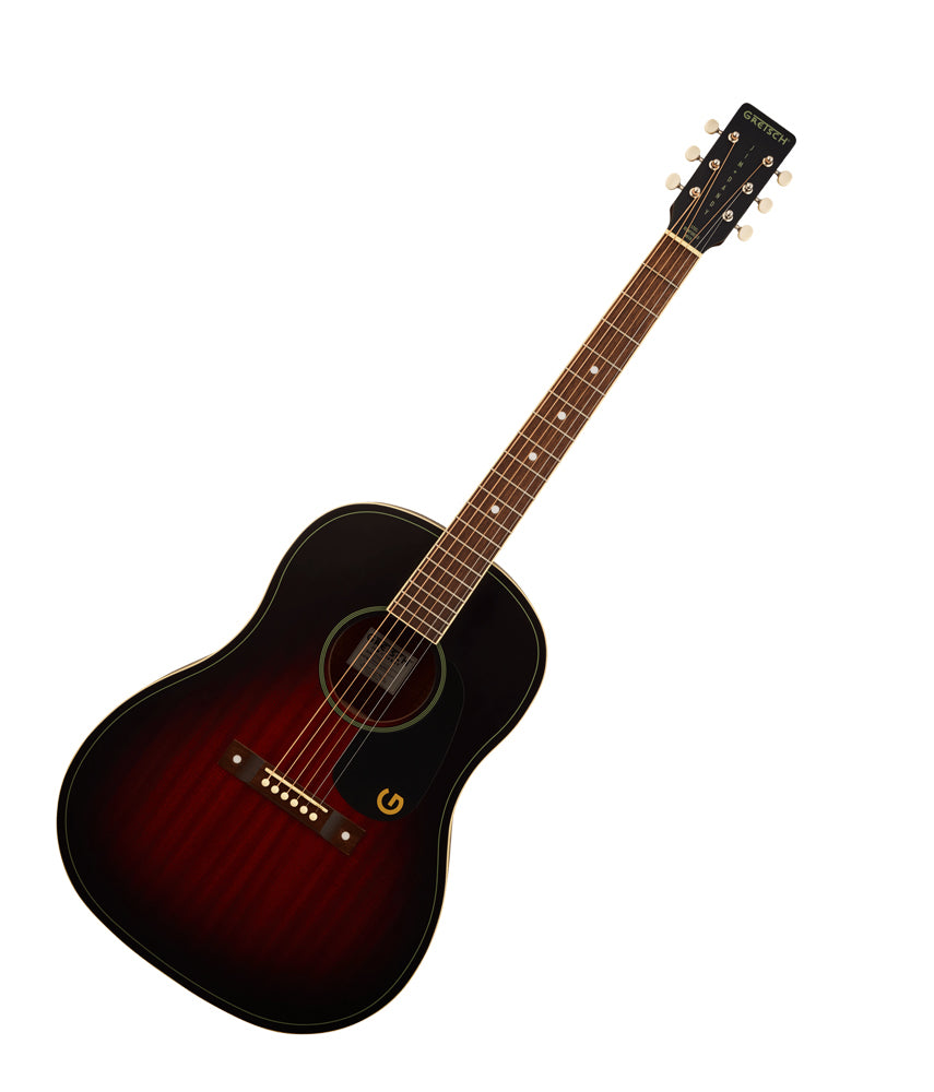 Gretsch Jim Dandy Dreadnought Guitar -  Deep Cherry Burst