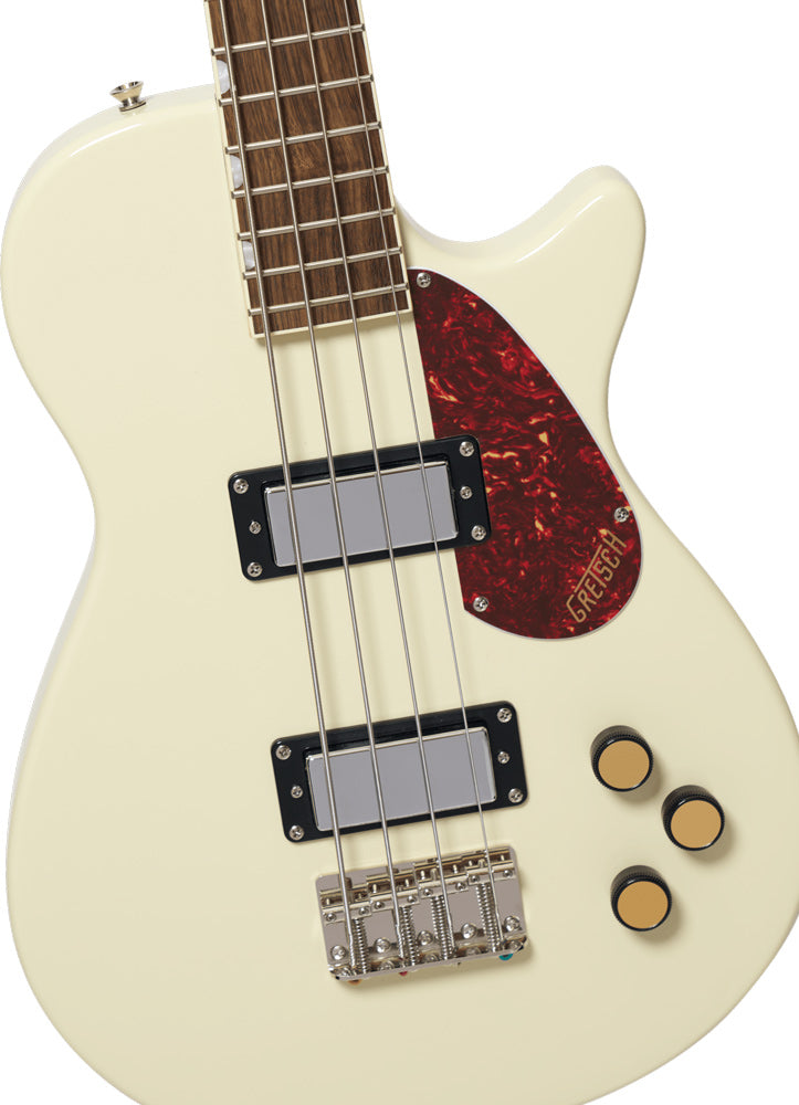 Gretsch Streamliner Jet Club Bass Guitar Single-Cut - Vintage White