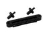 Grover 520BC Tune-O-Matic Guitar Bridge (Notched) - Black Chrome