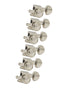 Grover 505N6 (Nickel) Mid-Size Roto-Grip Locking Rotomatics Tuning Keys 18:1