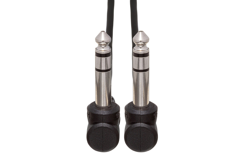 Hosa Balanced Interconnect (1/4 in Right Angle TRS to 1/4 in Right Angle TRS - 10FT)