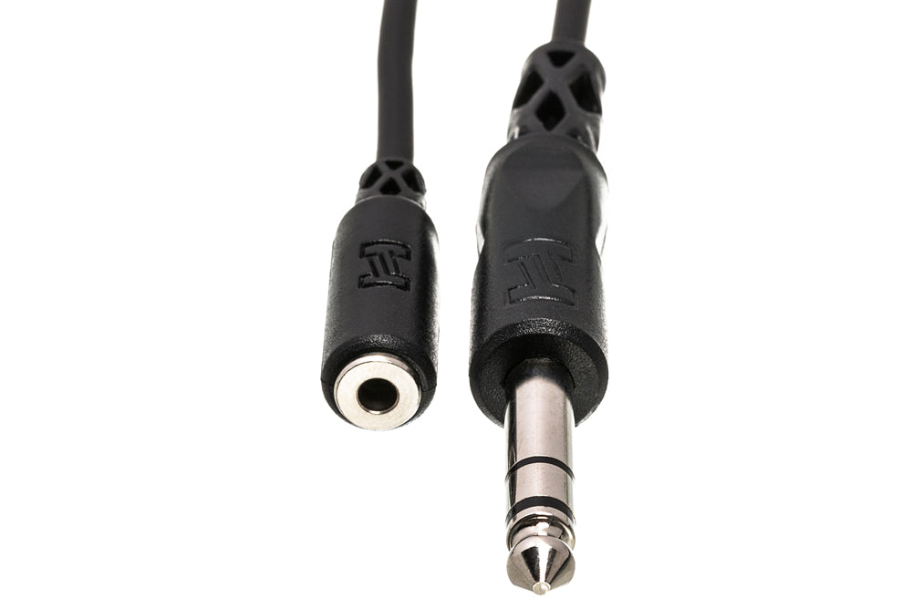 Hosa Headphone Adapter Cable (3.5mm TRS to 1/4 in TRS - 10FT)