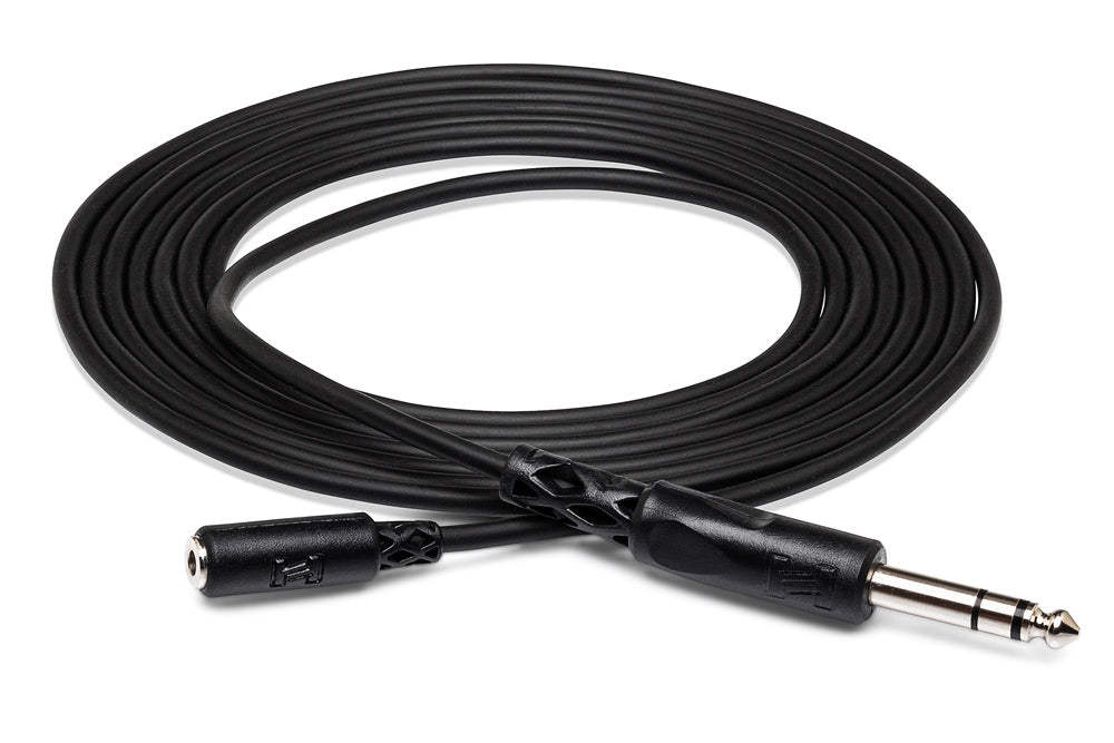Hosa Headphone Adapter Cable (3.5mm TRS to 1/4 in TRS - 10FT)