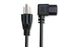 Hosa Power Cord, Right-Angle IEC C13 to NEMA 5-15P, 8ft