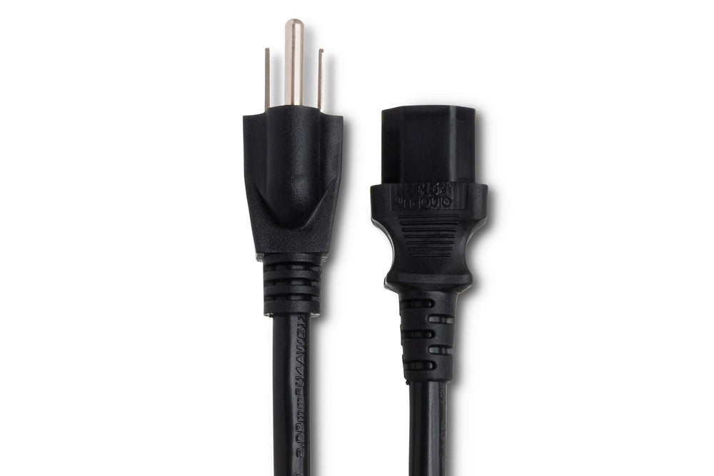 Hosa Power Cord, IEC C13 to NEMA 5-15P, 15ft