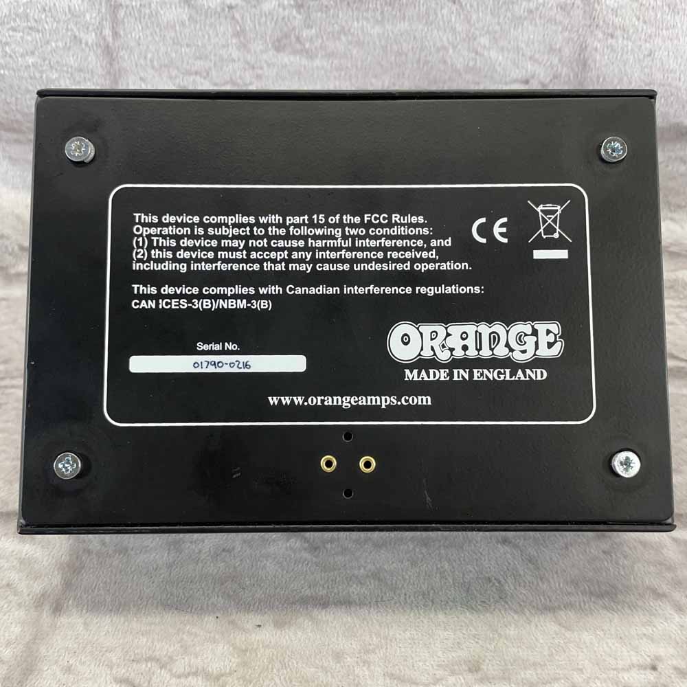 Used:  Orange Bax Bangeetar Guitar Pre-EQ Pedal