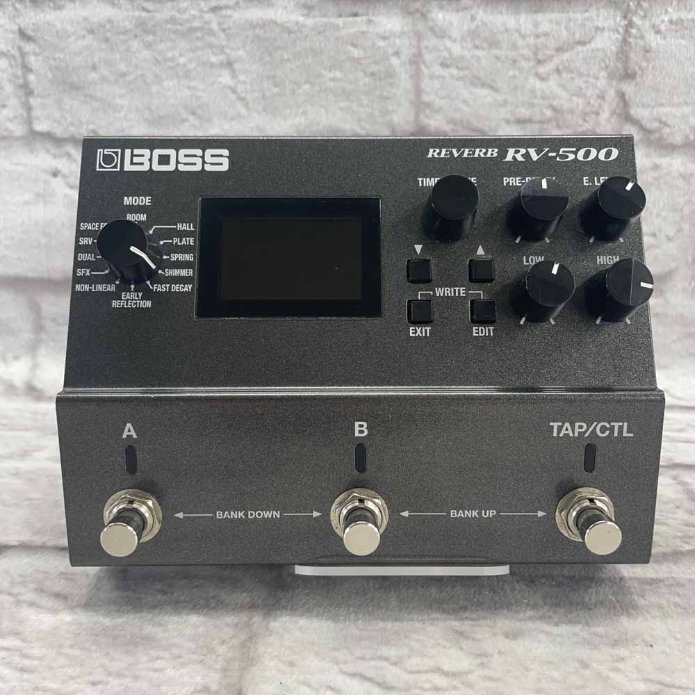 Used:  Boss RV-500 Reverb Effects Pedal