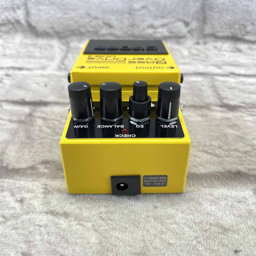 Used:  Boss ODB-3 Bass Overdrive Pedal