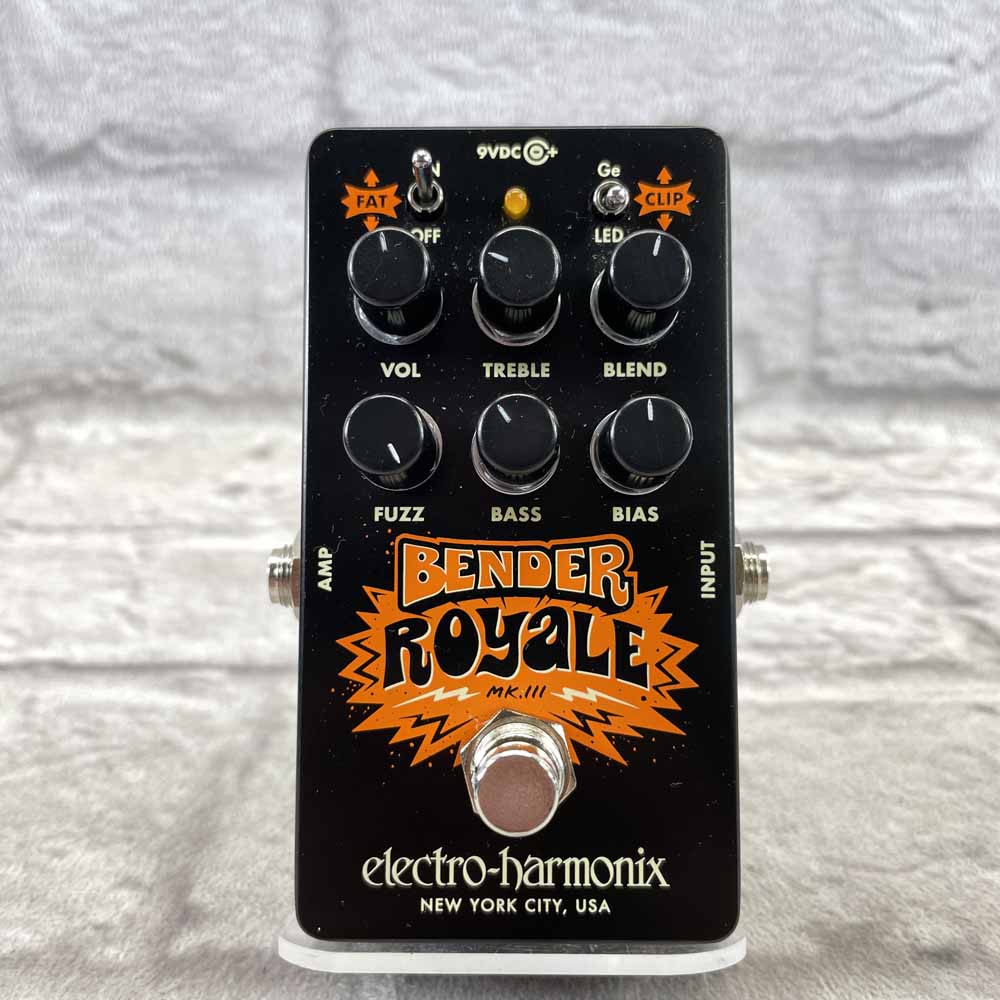 Used:  Electro-Harmonix Bender Royale Germanium Fuzz Pedal