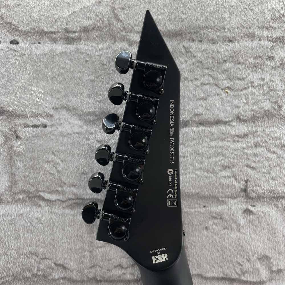Used:   ESP 2019 Arrow Black Metal Electric Guitar