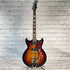 Used:  Reverend Guitars Tricky Gomez RT Semi-Hollow Guitar - 3 Tone Sunburst