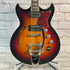 Used:  Reverend Guitars Tricky Gomez RT Semi-Hollow Guitar - 3 Tone Sunburst