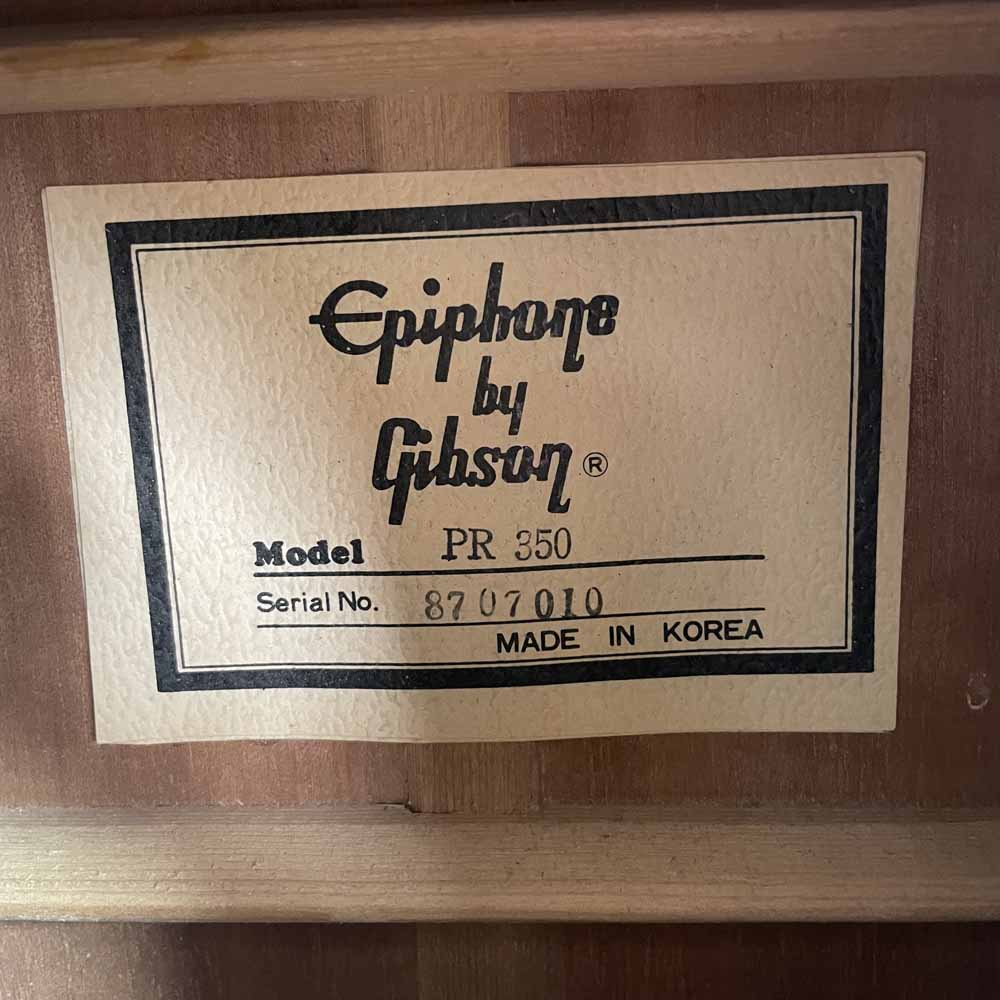 Used:  Epiphone by Gibson PR350 Acoustic Guitar