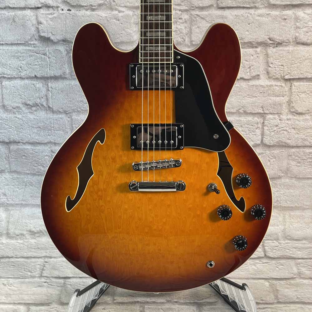 Used:  Teton Guitars 335 Style Semi-Hollow Electric Guitar